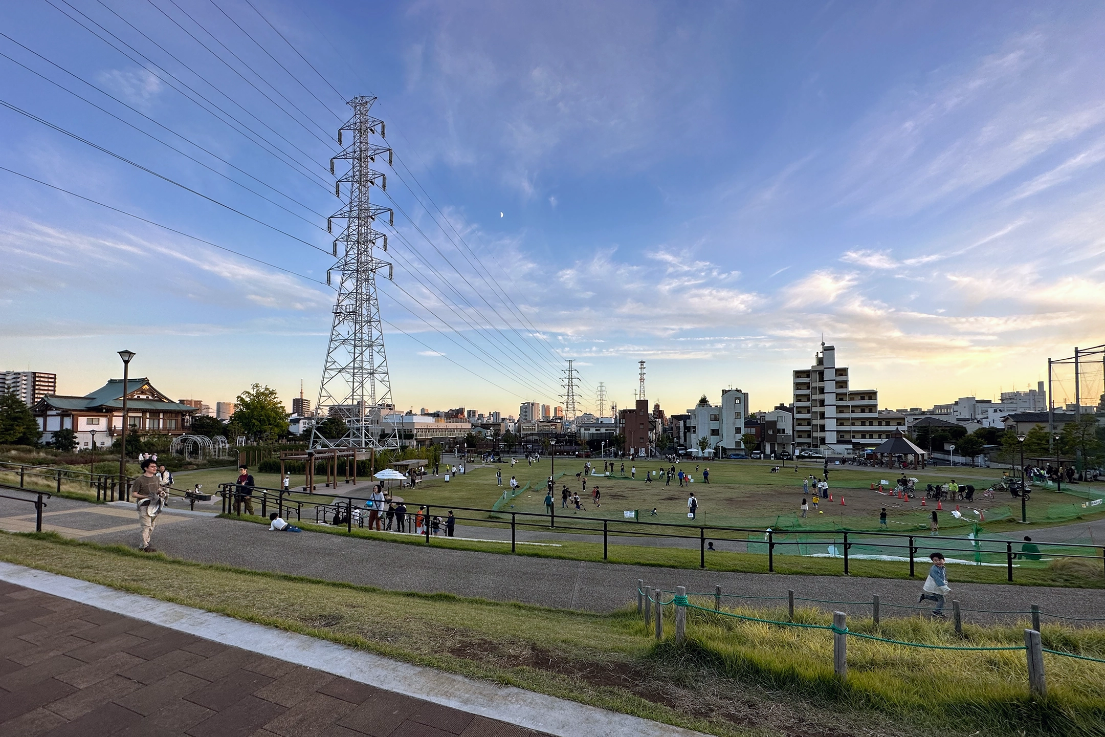 秋の荒川遊園